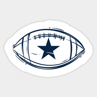 Dallas Cowboys football Sticker